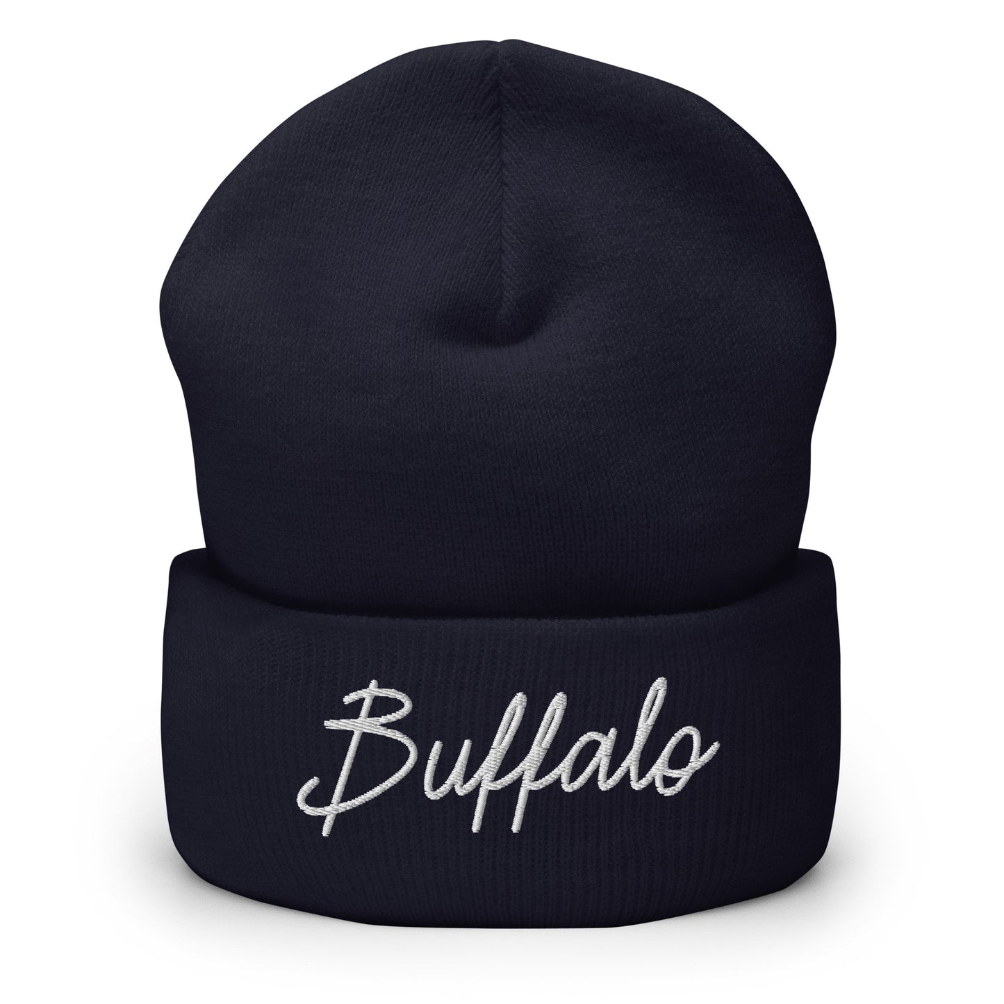 Buffalo Retro Script Cuffed Beanie Hat