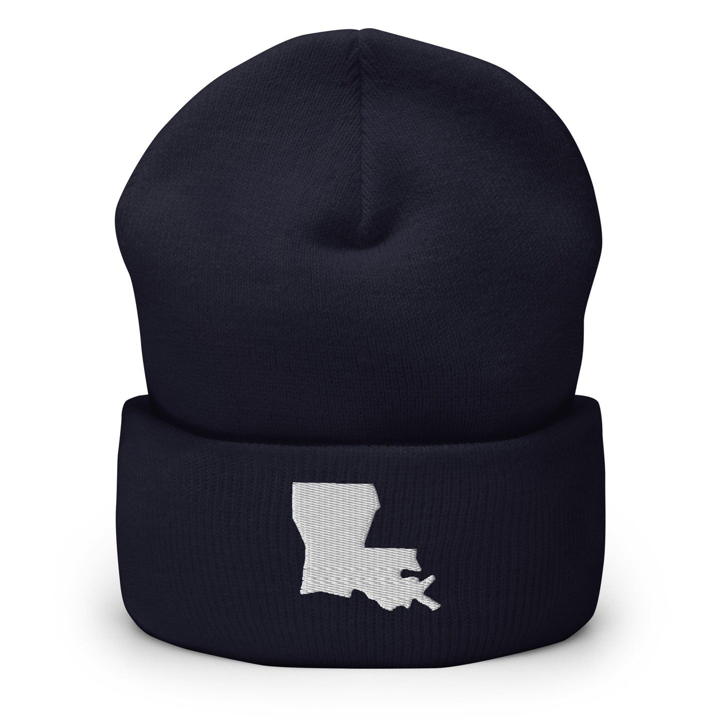 Louisiana State Silhouette Cuffed Beanie Hat