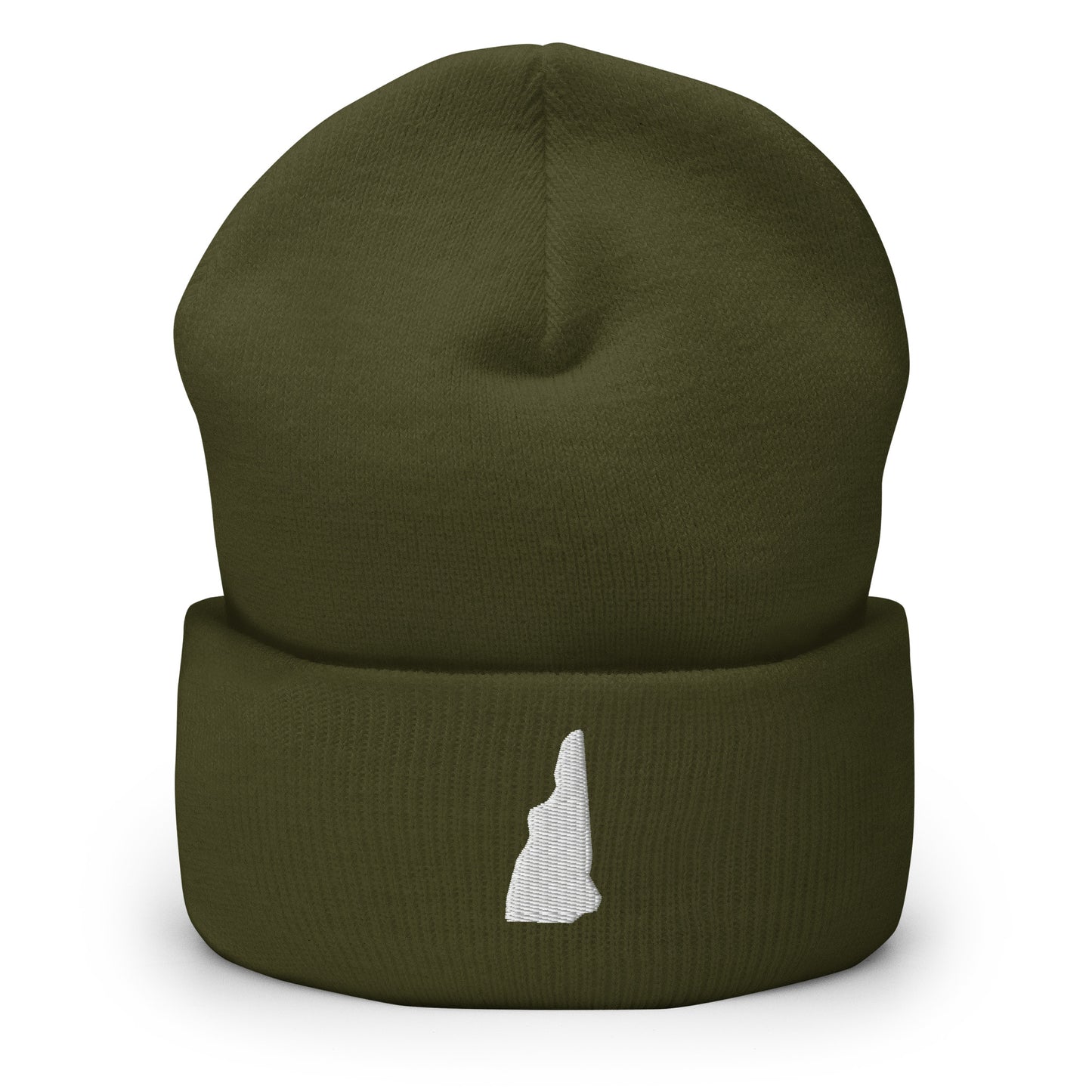 New Hampshire State Silhouette Cuffed Beanie Hat