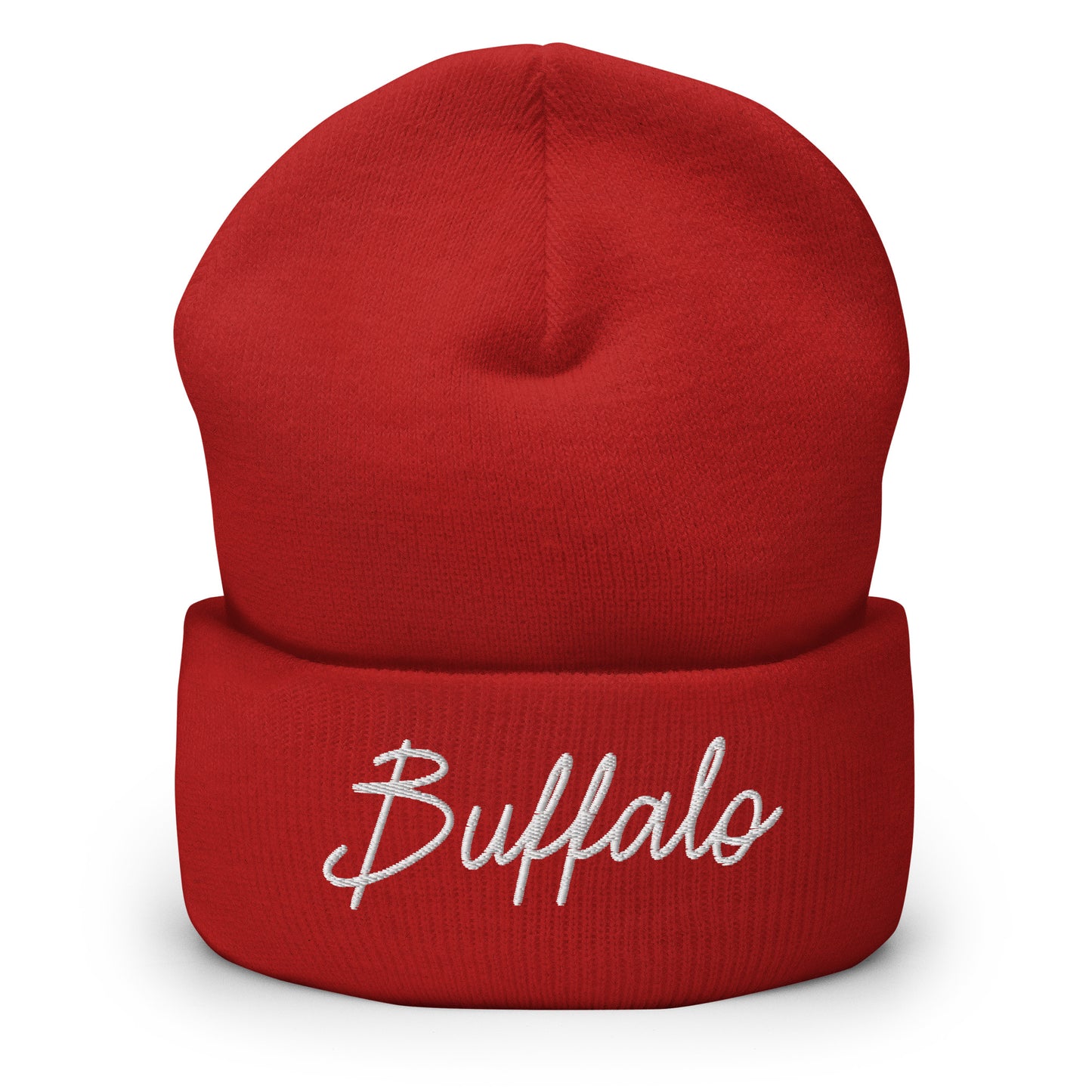 Buffalo Retro Script Cuffed Beanie Hat