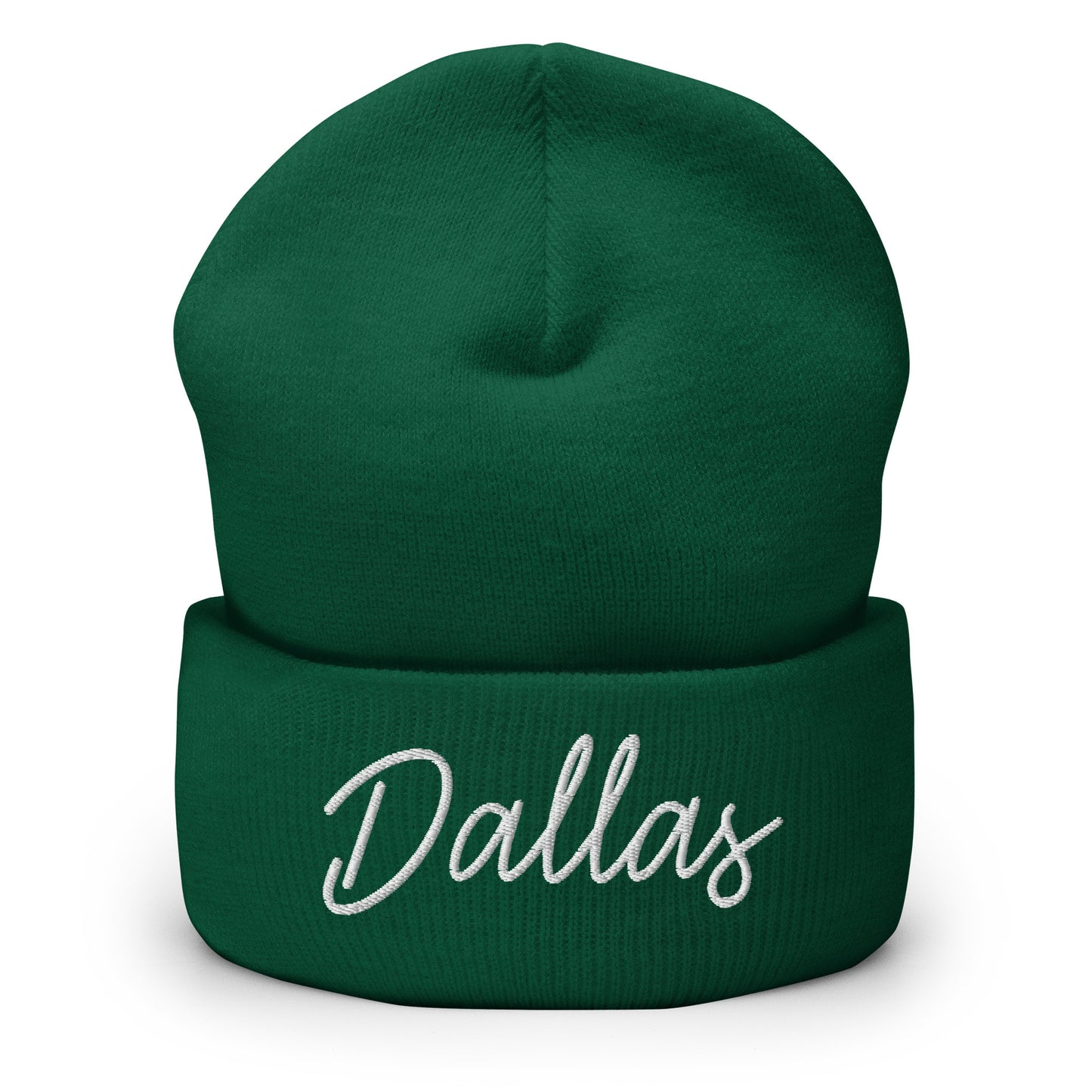 Dallas Retro Script Cuffed Beanie Hat