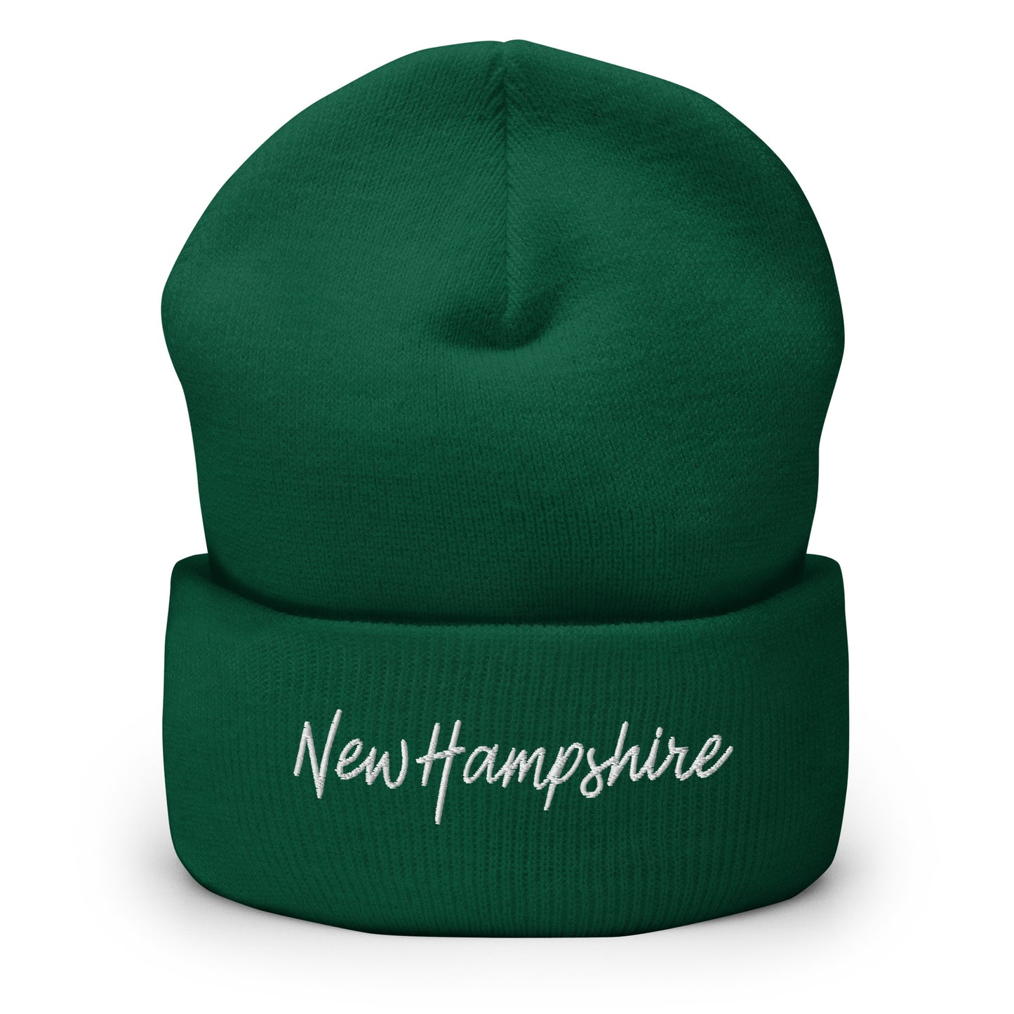 New Hampshire Retro Script Cuffed Beanie Hat