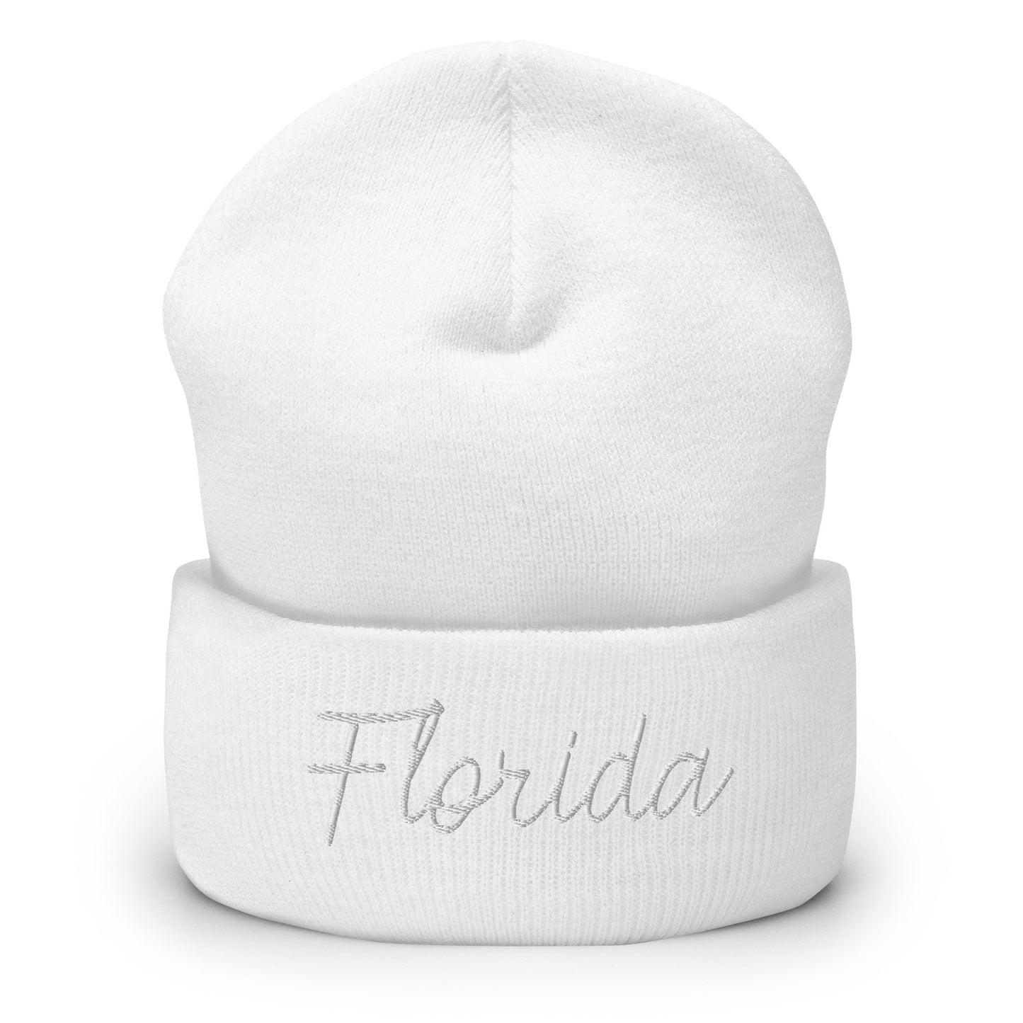 Florida Retro Script Cuffed Beanie Hat