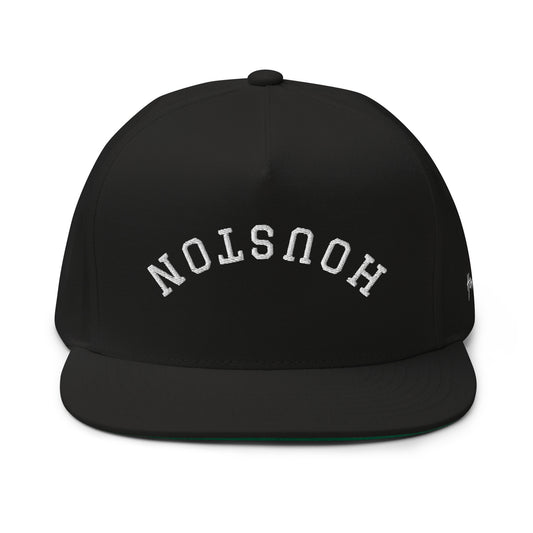 Houston Upside Down Arch 5 Panel A-Frame Snapback Hat