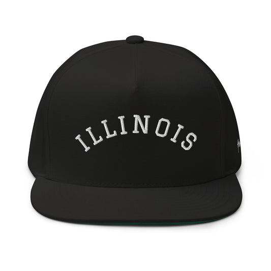 Illinois Arch 5 Panel A-Frame Snapback Hat