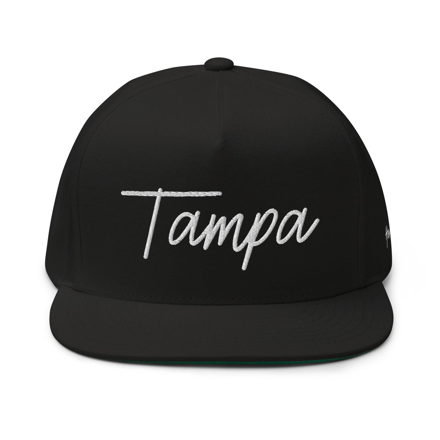 Tampa Retro Script 5 Panel A-Frame Snapback Hat