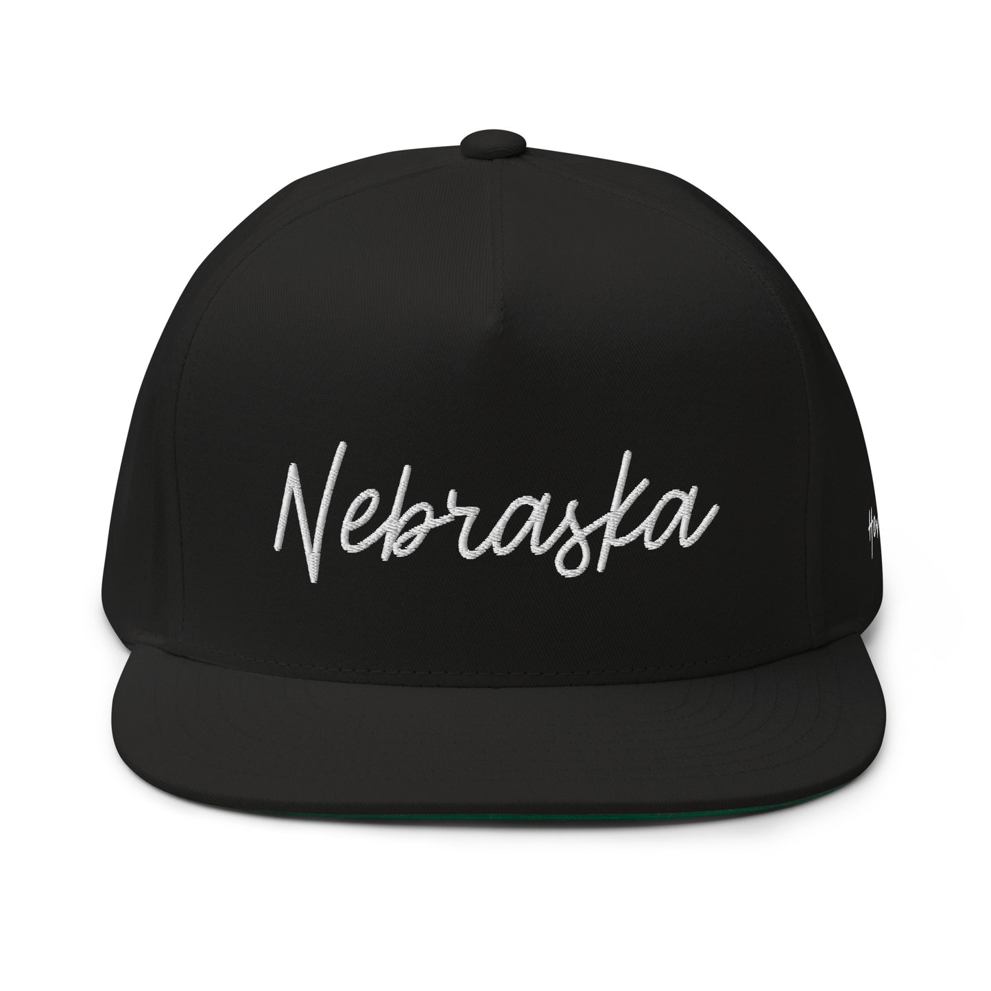 Nevada Retro Script 5 Panel A-Frame Snapback Hat