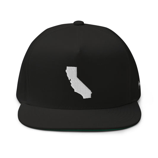 California State Silhouette 5 Panel A-Frame Snapback Hat