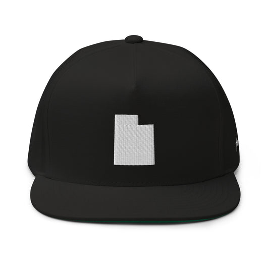 Utah State Silhouette 5 Panel A-Frame Snapback Hat