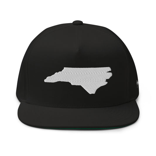 North Carolina State Silhouette 5 Panel A-Frame Snapback Hat