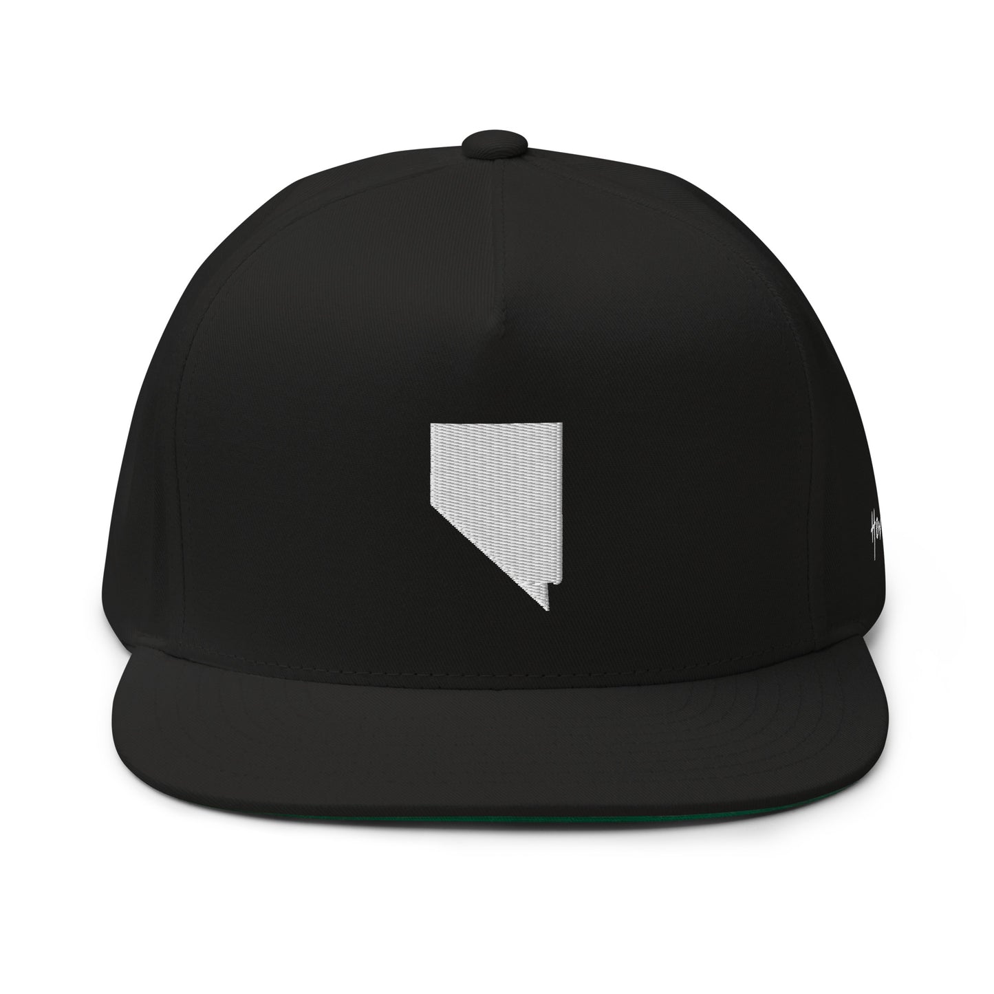 Nevada State Silhouette 5 Panel A-Frame Snapback Hat