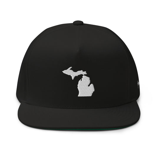 Michigan State Silhouette 5 Panel A-Frame Snapback Hat