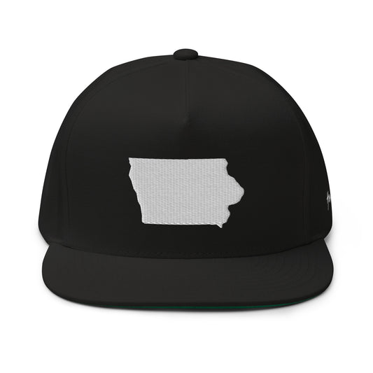 Iowa State Silhouette 5 Panel A-Frame Snapback Hat