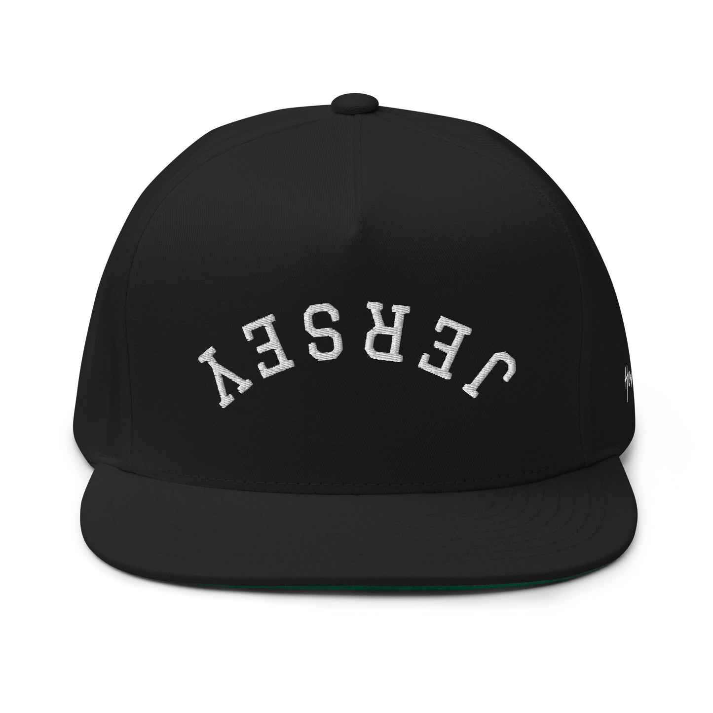 New Jersey "Jersey" Upside Down Arch 5 Panel A-Frame Snapback Hat