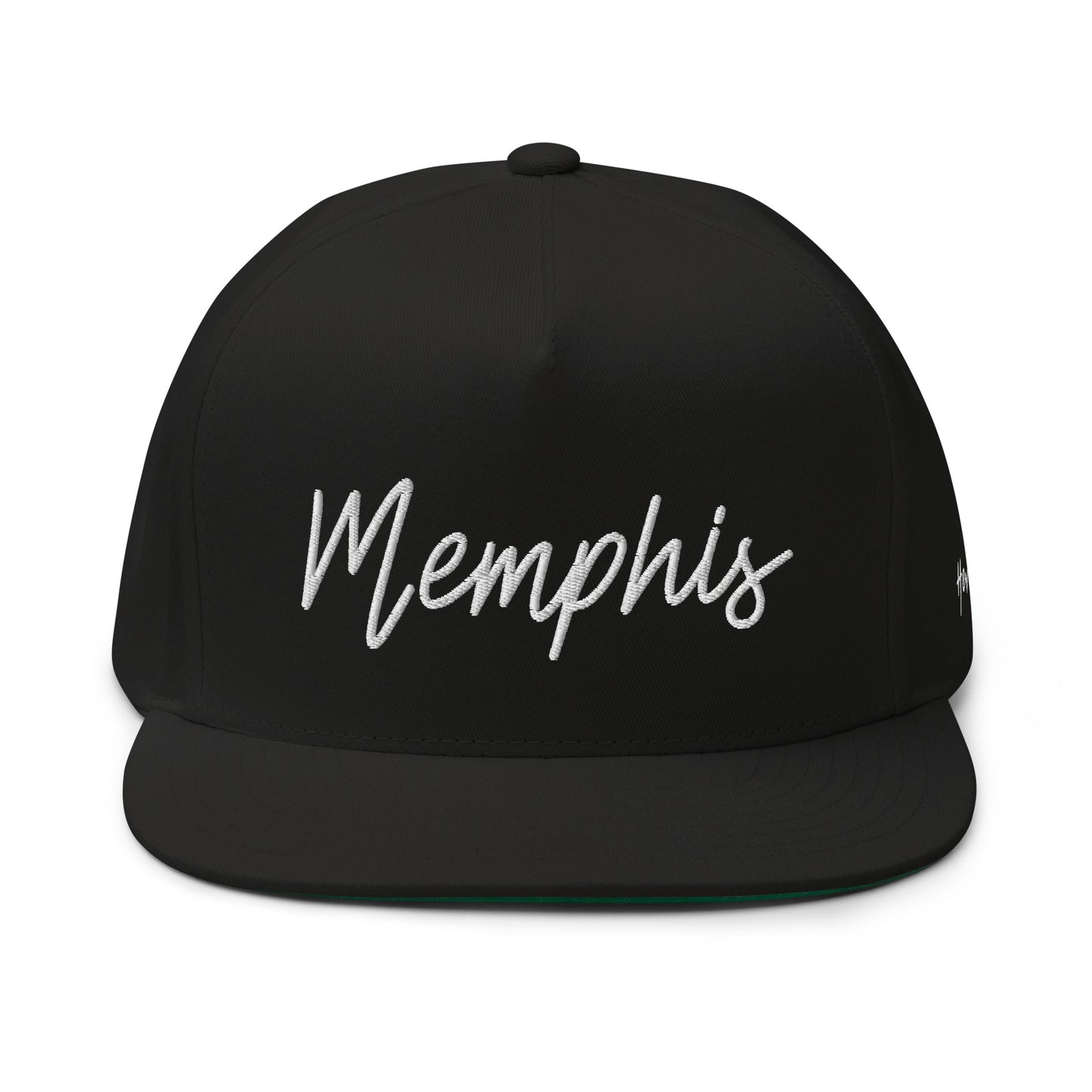 Memphis Retro Script 5 Panel A-Frame Snapback Hat