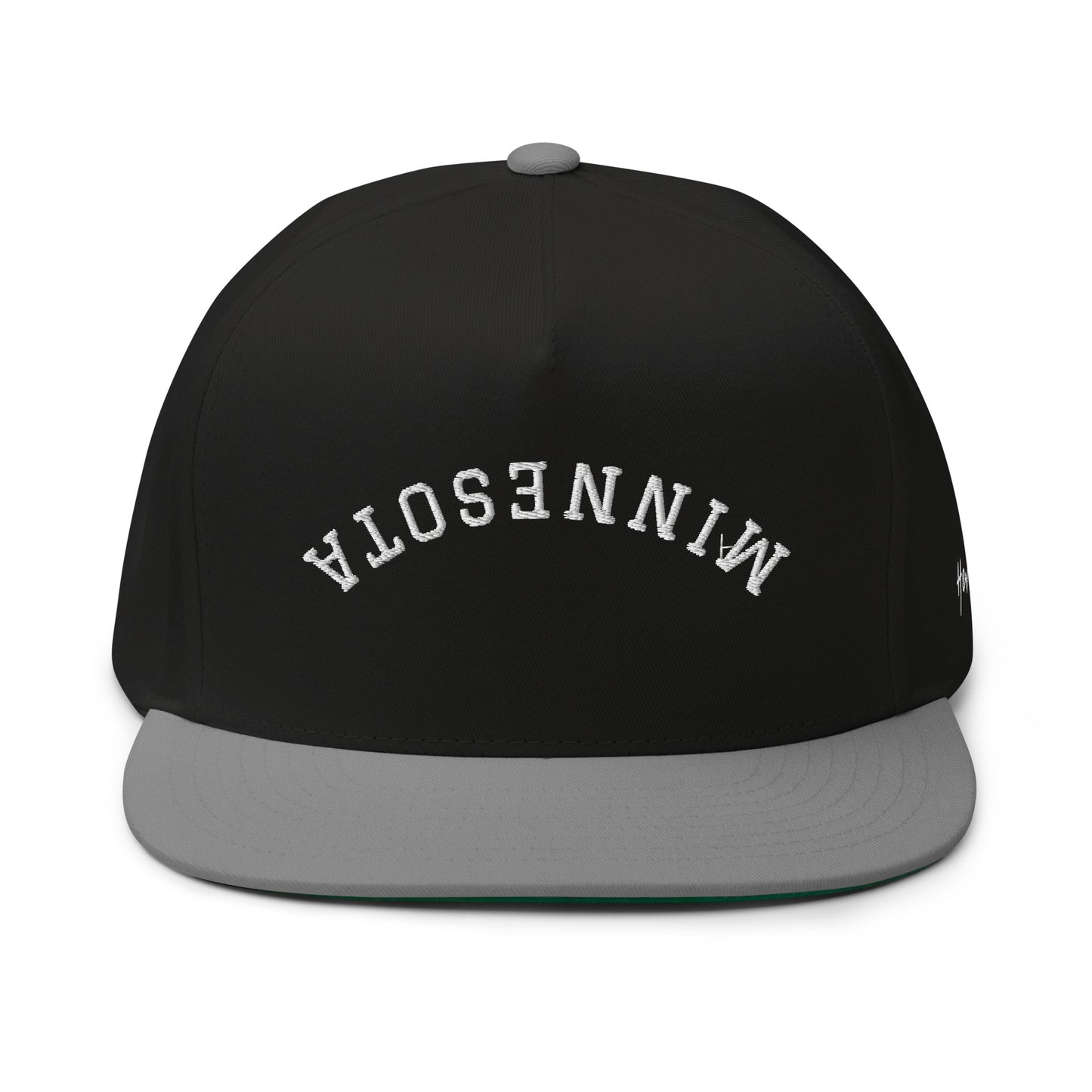 Minnesota Upside Down Arch 5 Panel A-Frame Snapback Hat