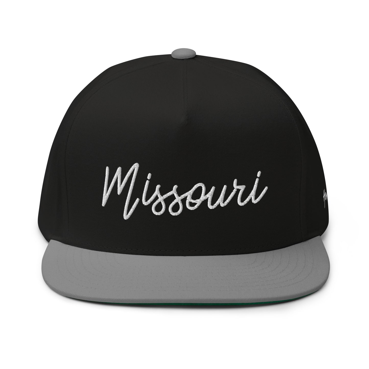 Missouri Retro Script 5 Panel A-Frame Snapback Hat