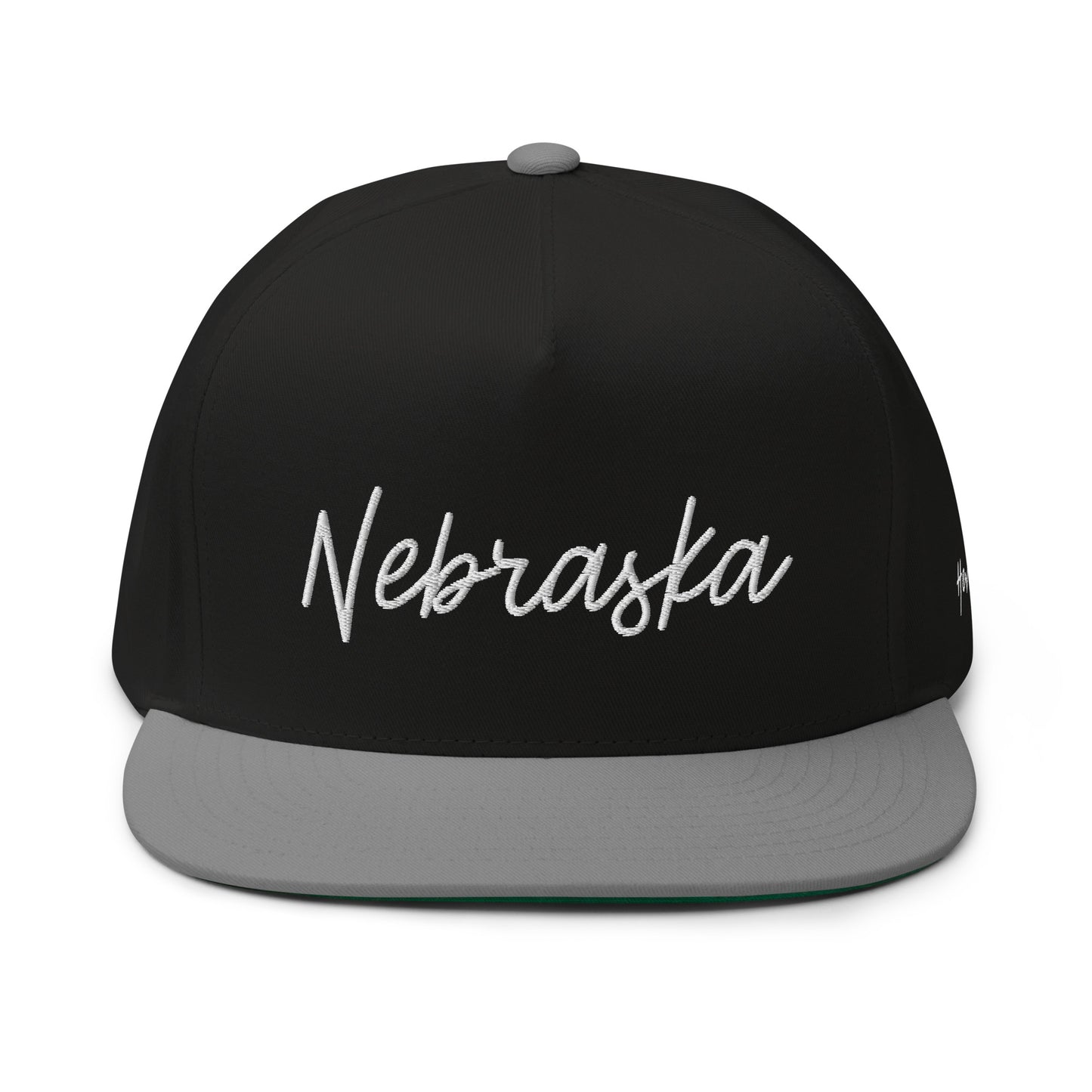 Nevada Retro Script 5 Panel A-Frame Snapback Hat