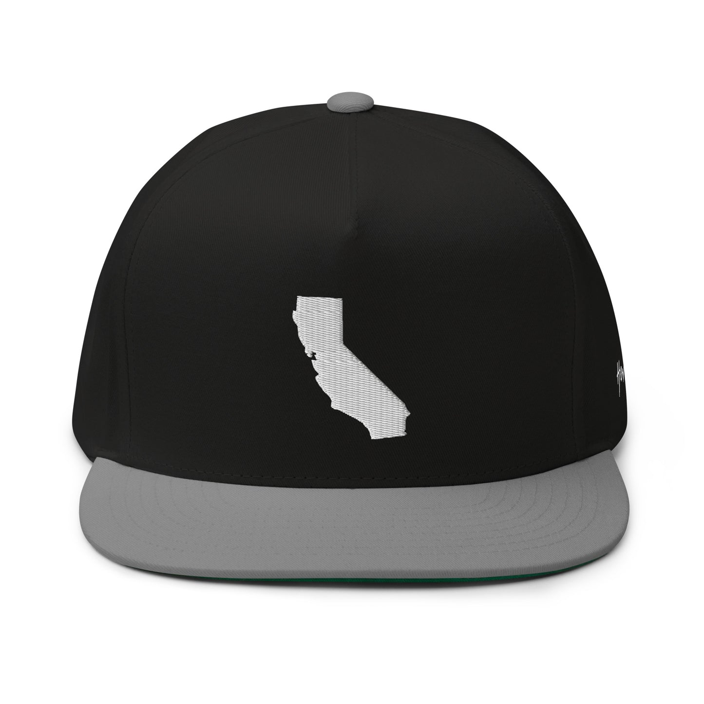 California State Silhouette 5 Panel A-Frame Snapback Hat