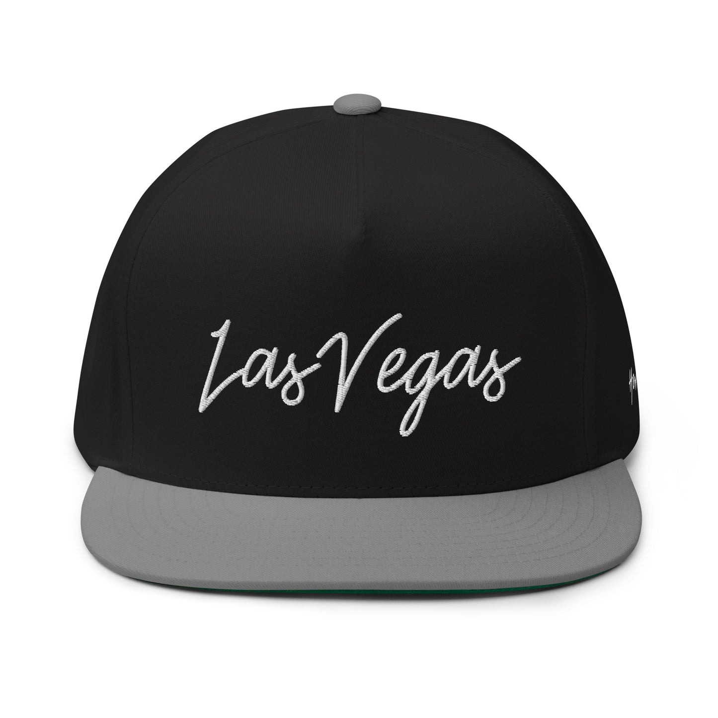 Las Vegas Retro Script 5 Panel A-Frame Snapback Hat