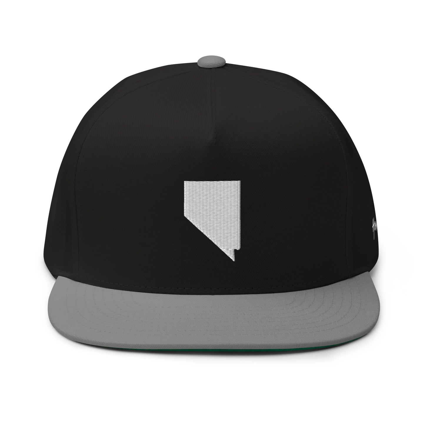 Nevada State Silhouette 5 Panel A-Frame Snapback Hat