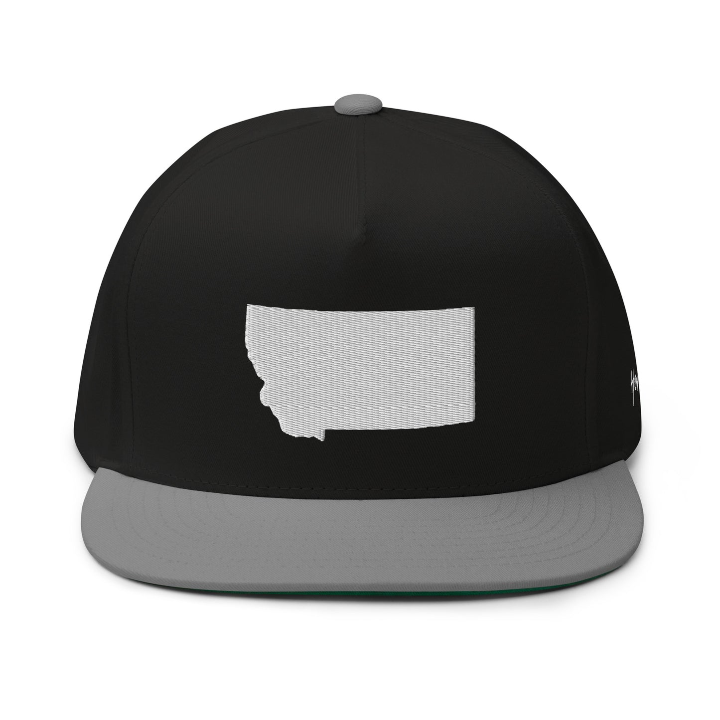 Montana State Silhouette 5 Panel A-Frame Snapback Hat