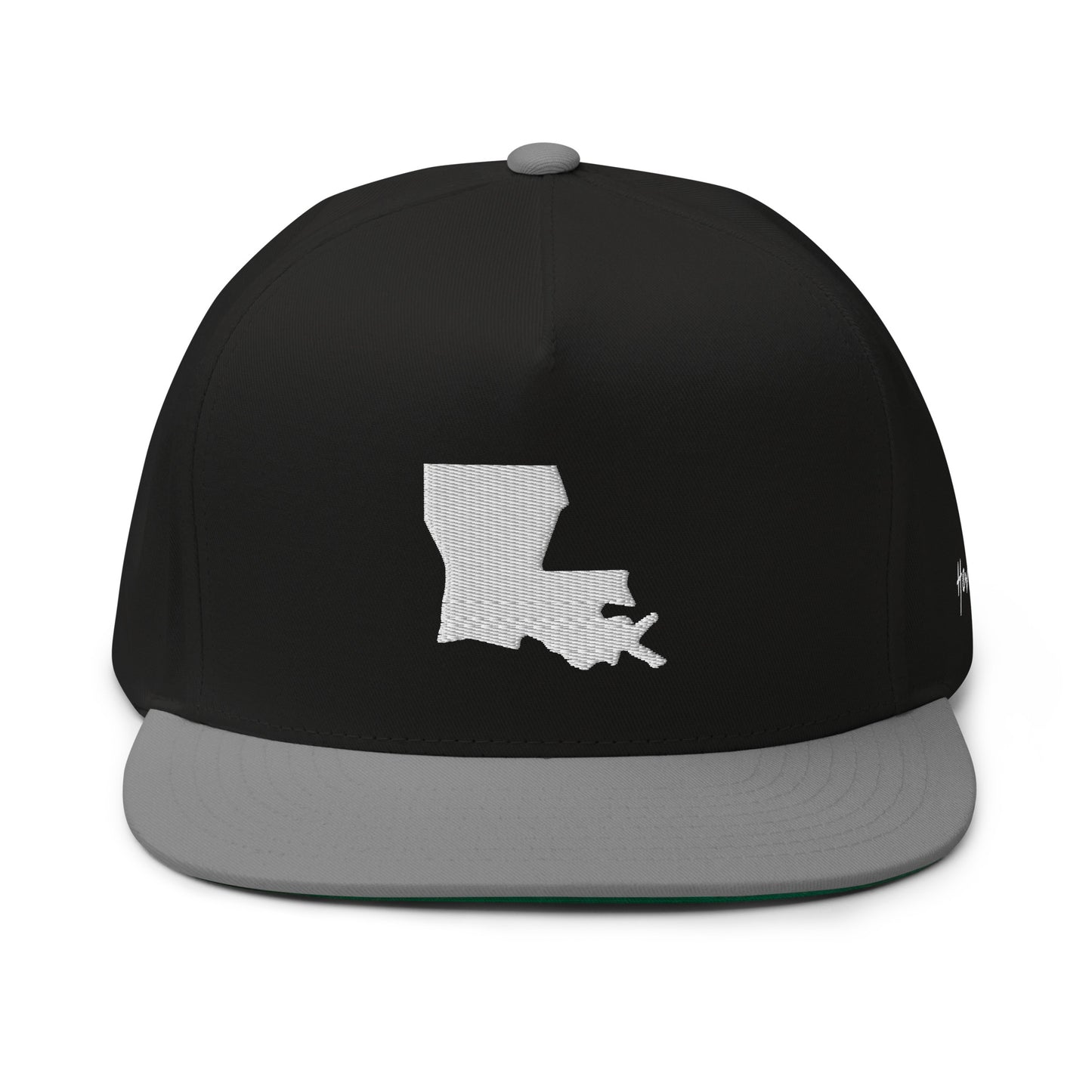 Louisiana State Silhouette 5 Panel A-Frame Snapback Hat