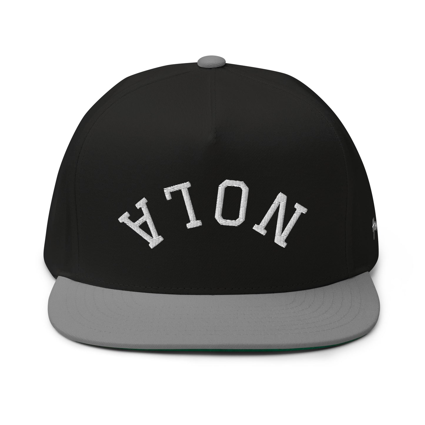 New Orleans Upside Down Arch 5 Panel A-Frame Snapback Hat