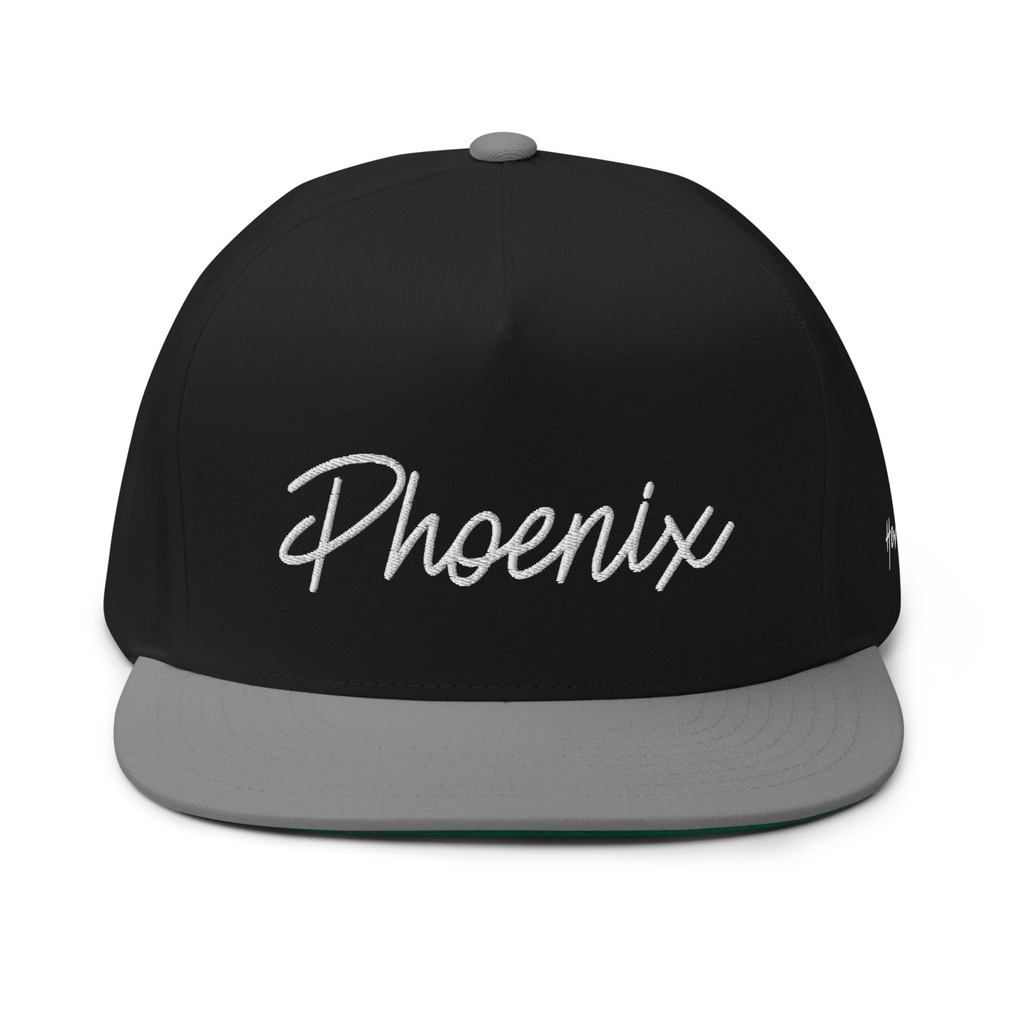 Phoenix Retro Script 5 Panel A-Frame Snapback Hat