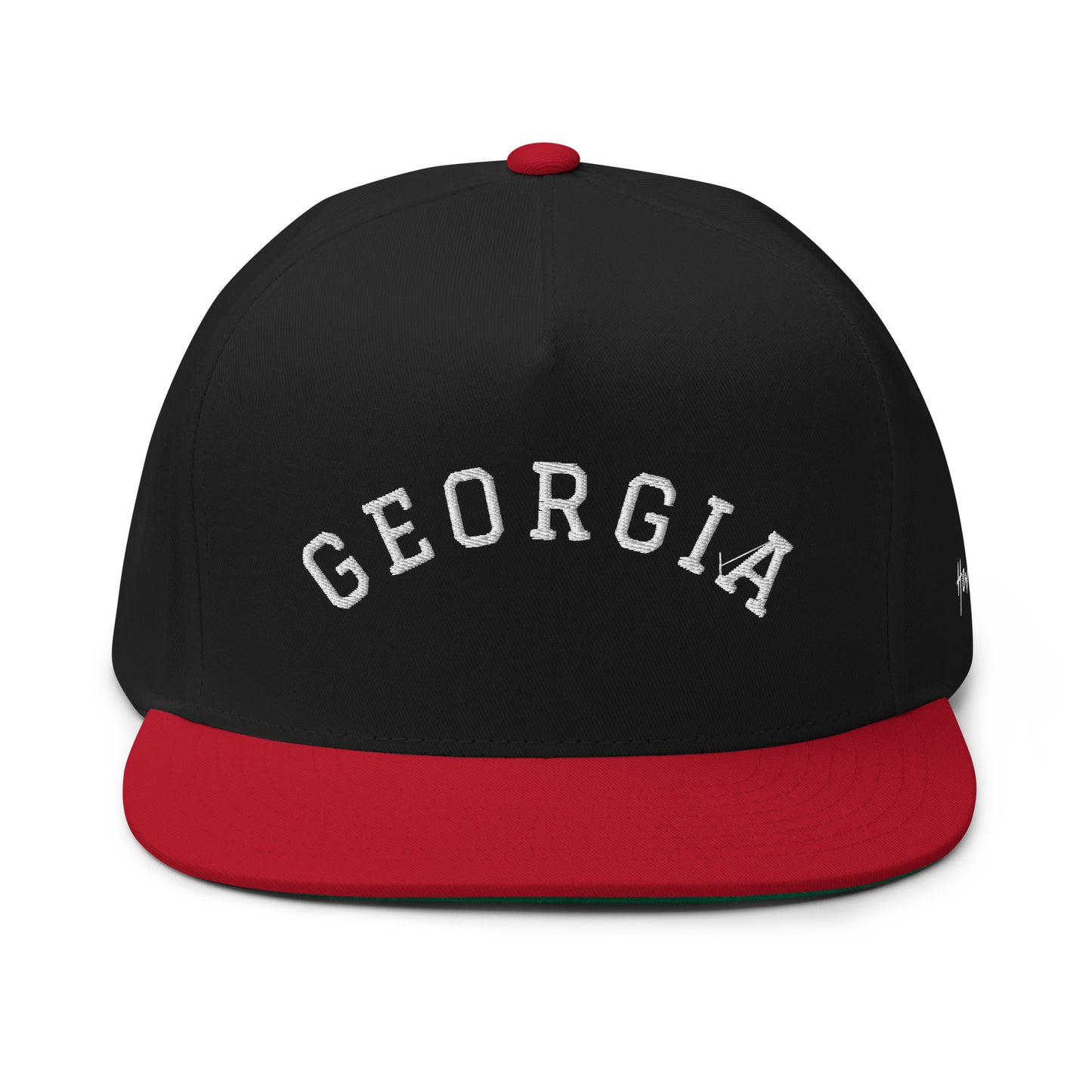 Georgia Arch 5 Panel A-Frame Snapback Hat