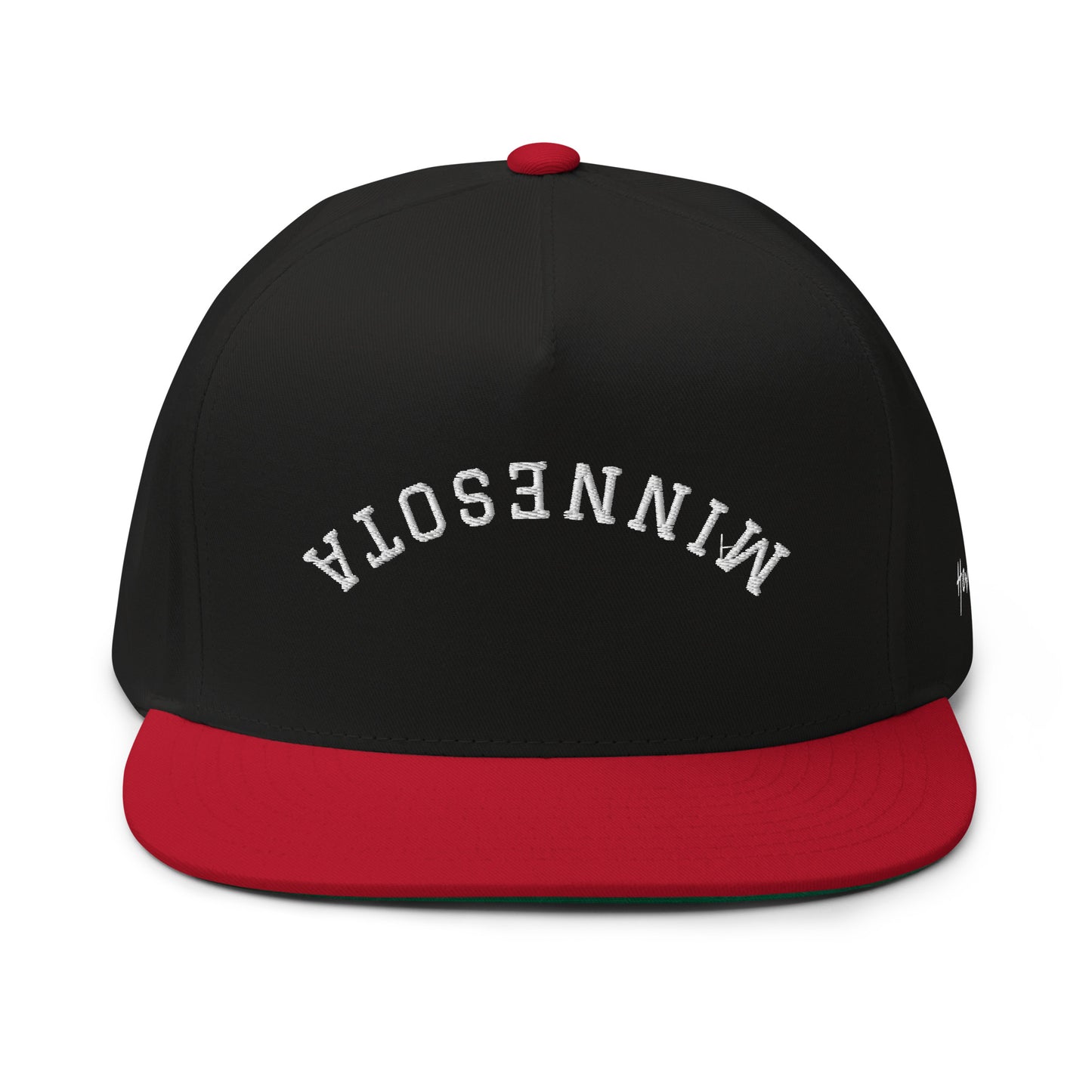 Minnesota Upside Down Arch 5 Panel A-Frame Snapback Hat