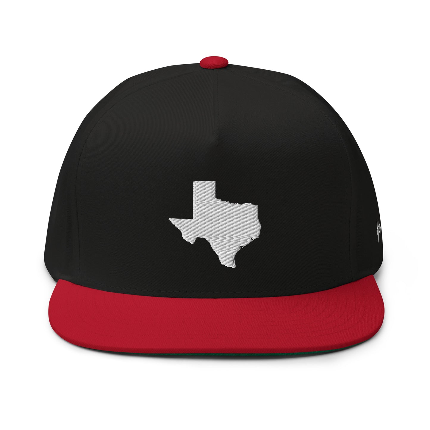 Texas State Silhouette 5 Panel A-Frame Snapback Hat