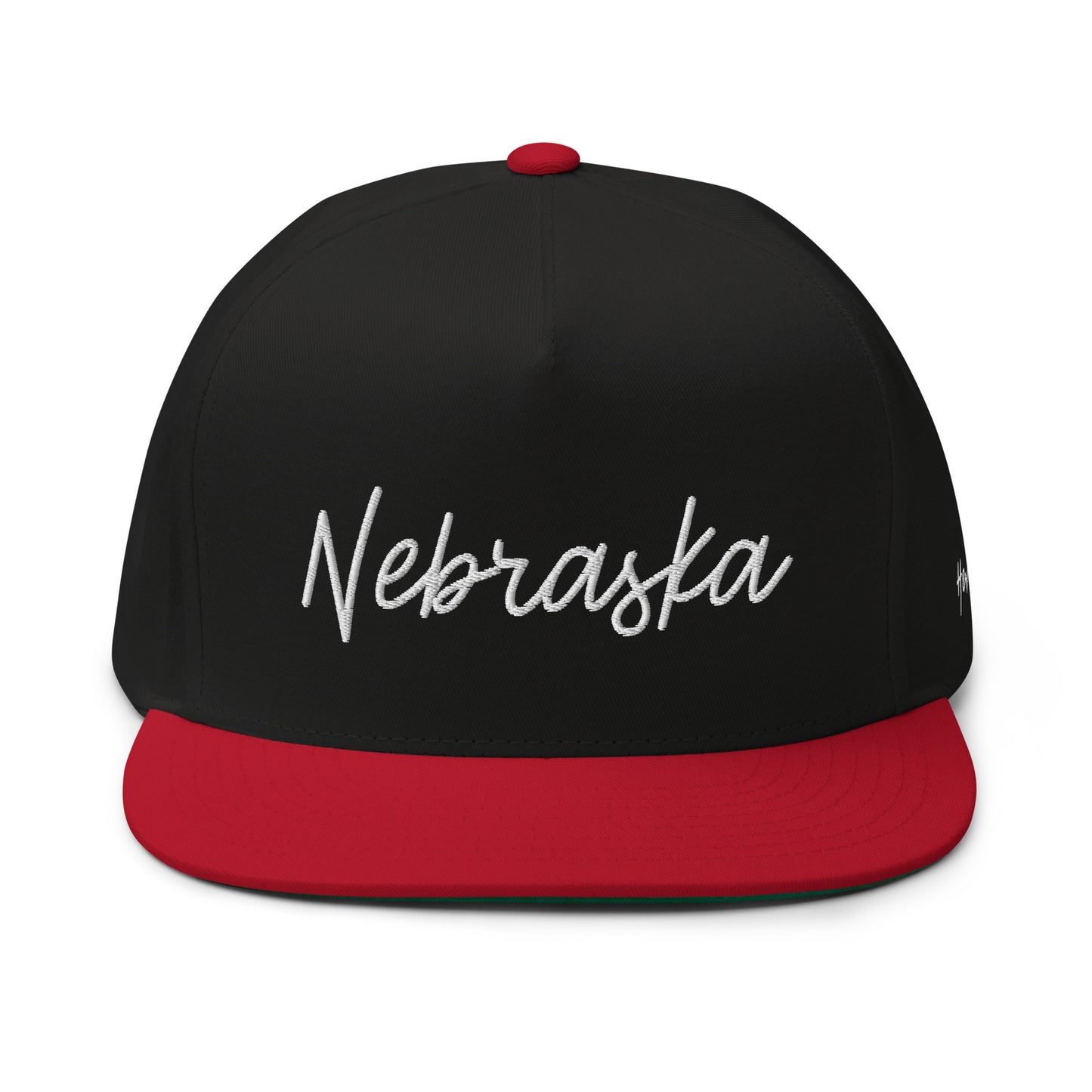 Nevada Retro Script 5 Panel A-Frame Snapback Hat