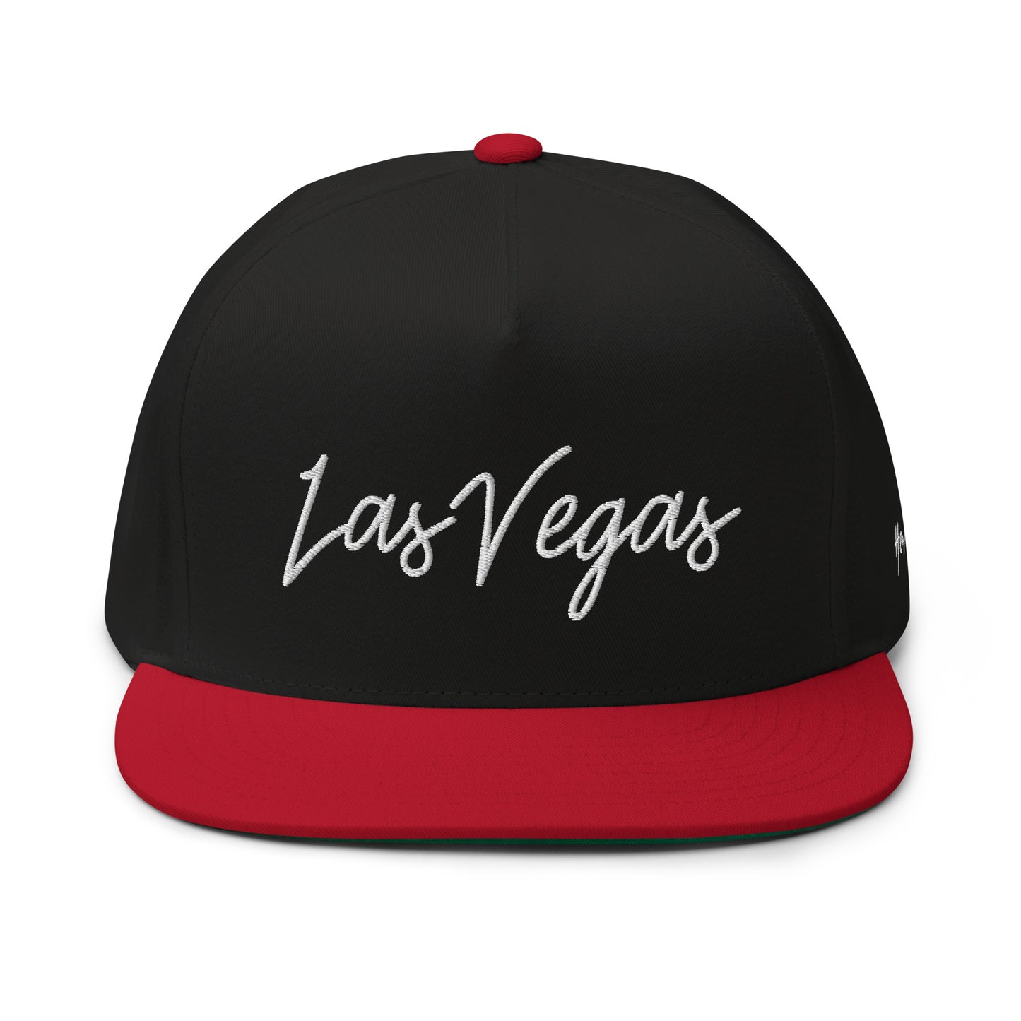 Las Vegas Retro Script 5 Panel A-Frame Snapback Hat