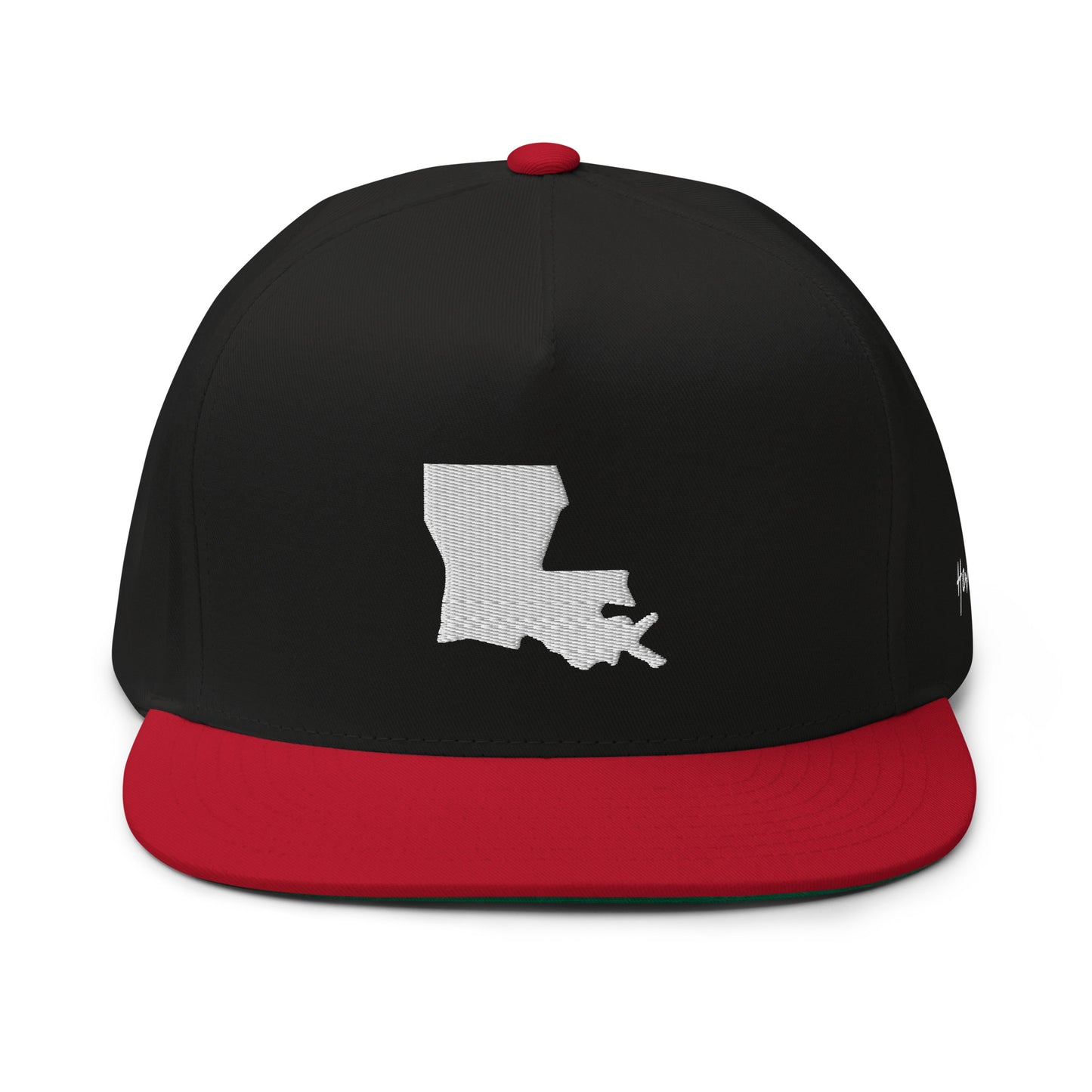 Louisiana State Silhouette 5 Panel A-Frame Snapback Hat