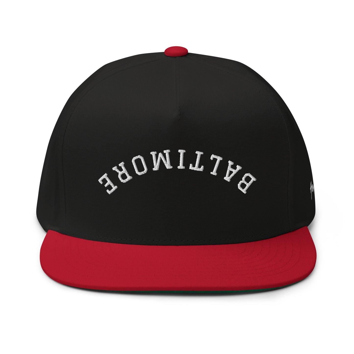 Baltimore Upside Down Arch 5 Panel A-Frame Snapback Hat