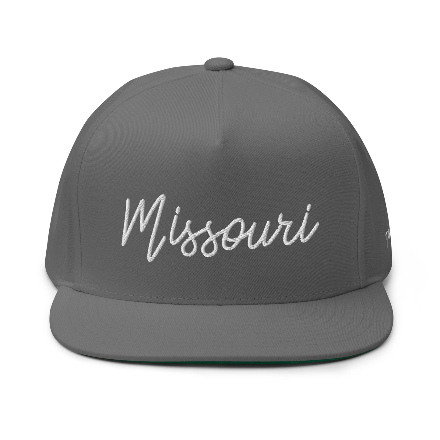 Missouri Retro Script 5 Panel A-Frame Snapback Hat