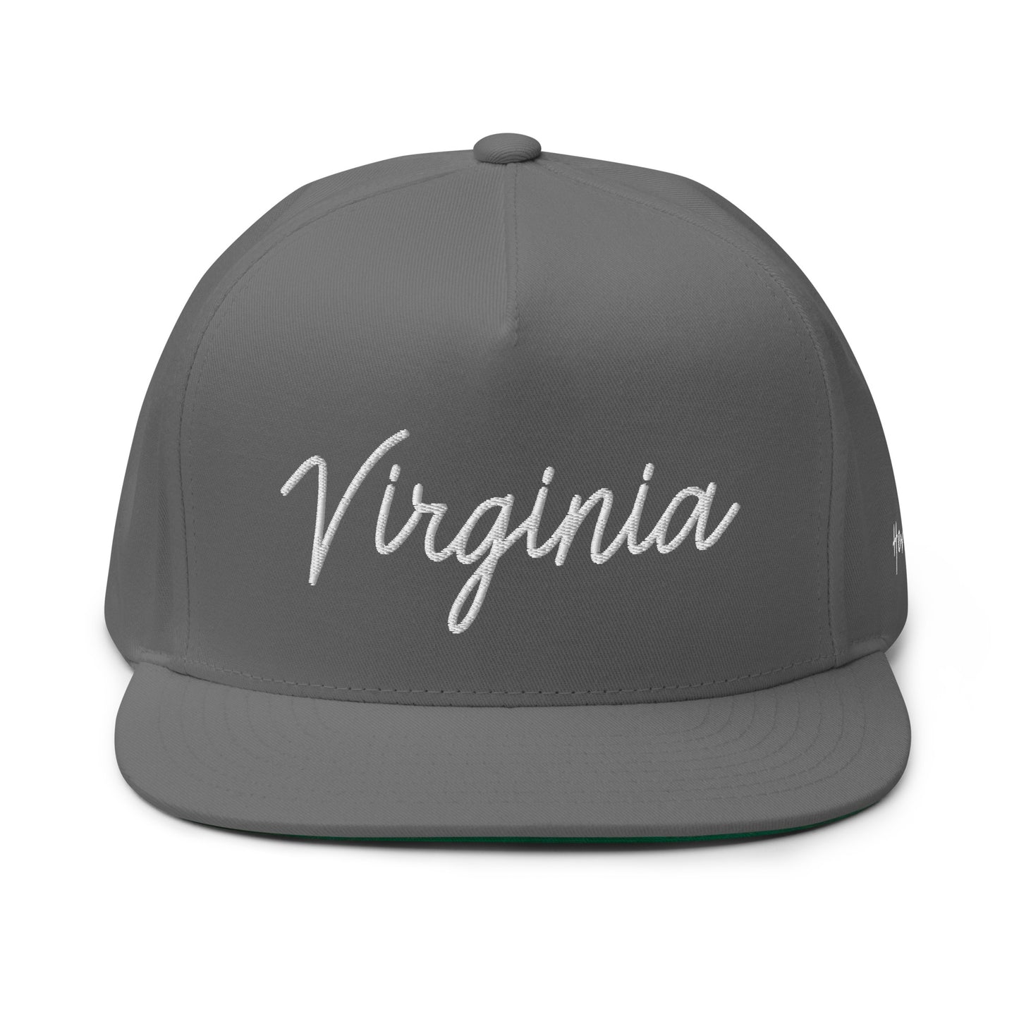 Virginia Retro Script 5 Panel A-Frame Snapback Hat