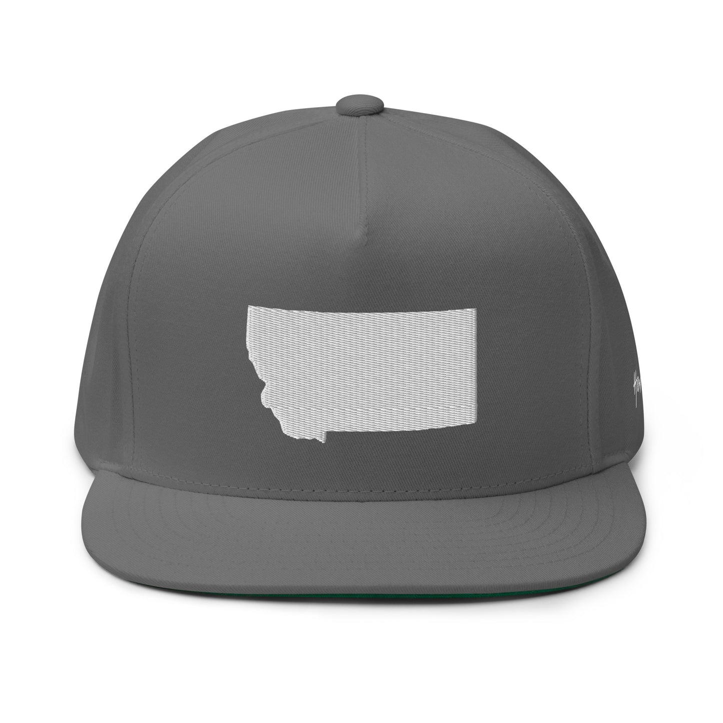 Montana State Silhouette 5 Panel A-Frame Snapback Hat