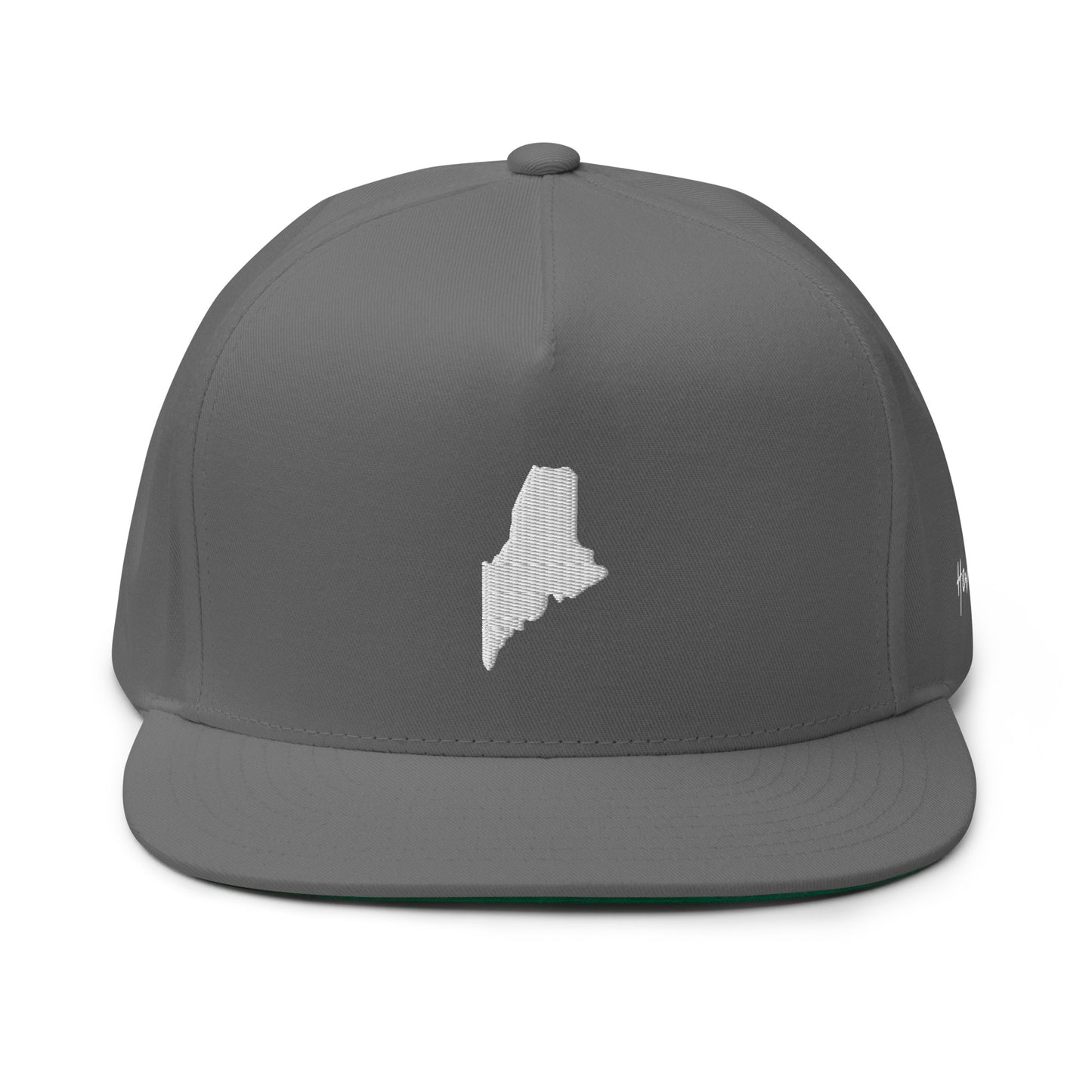 Maine State Silhouette 5 Panel A-Frame Snapback Hat