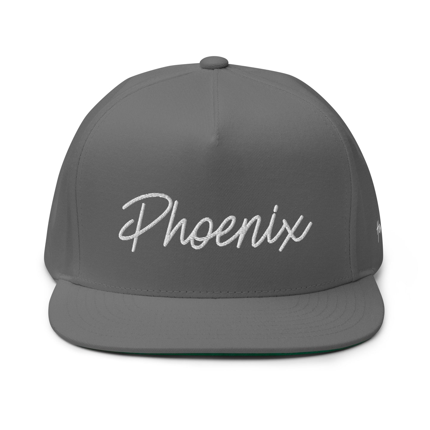 Phoenix Retro Script 5 Panel A-Frame Snapback Hat