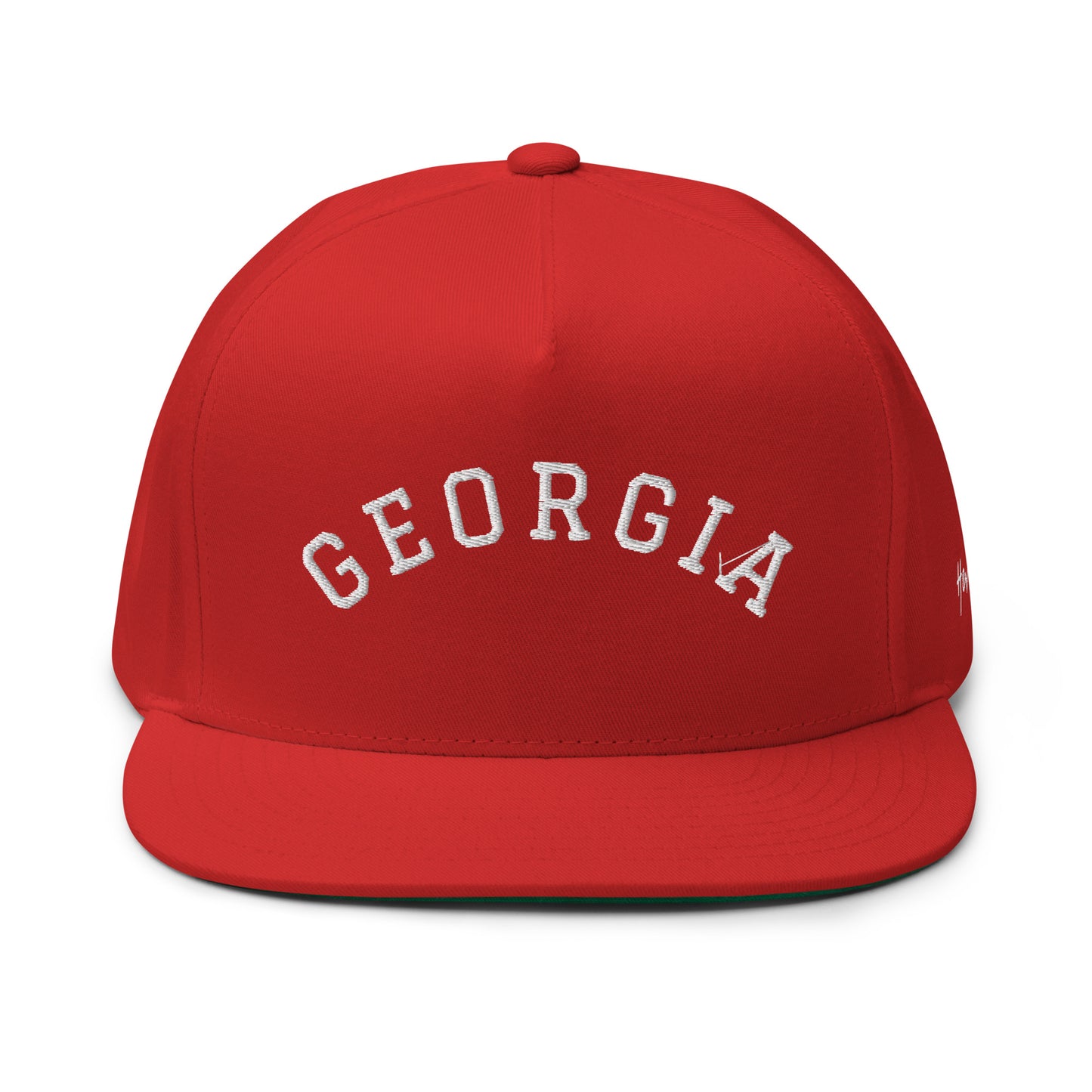 Georgia Arch 5 Panel A-Frame Snapback Hat