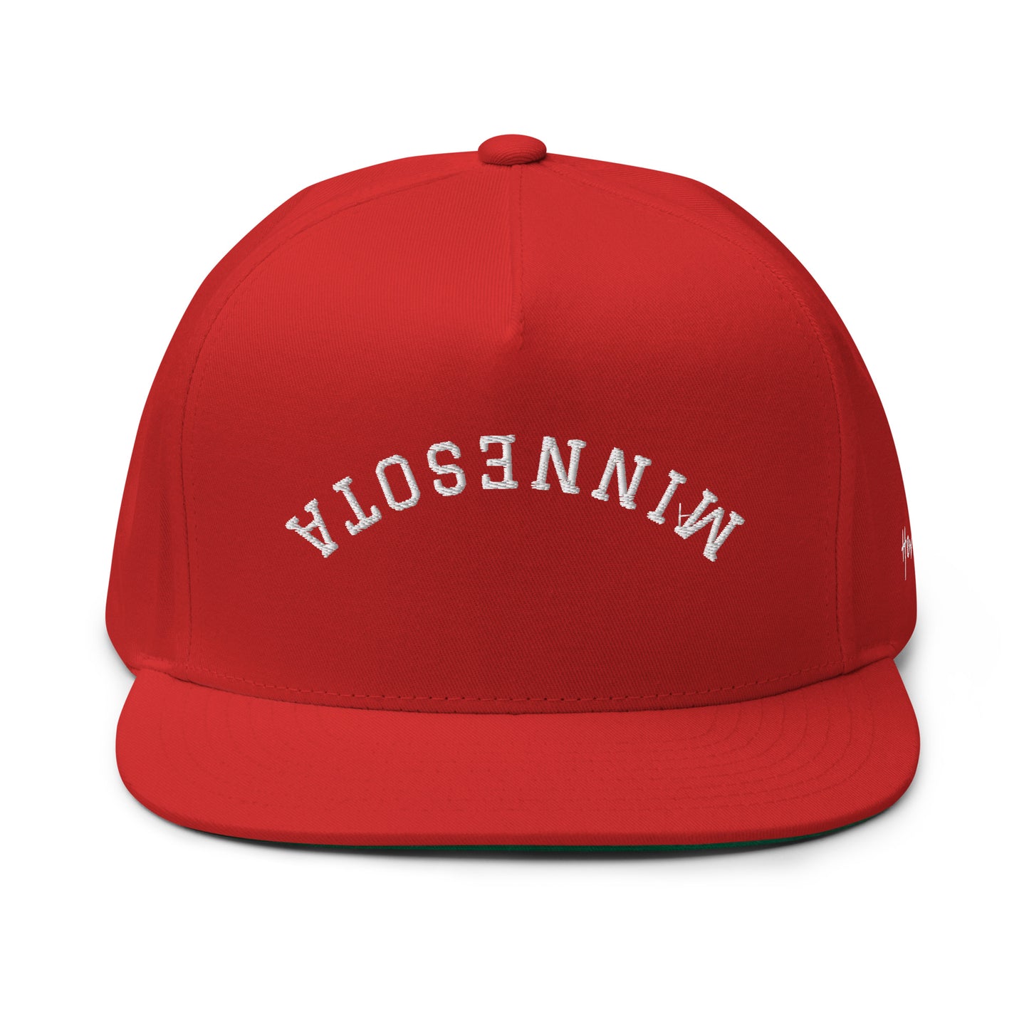 Minnesota Upside Down Arch 5 Panel A-Frame Snapback Hat