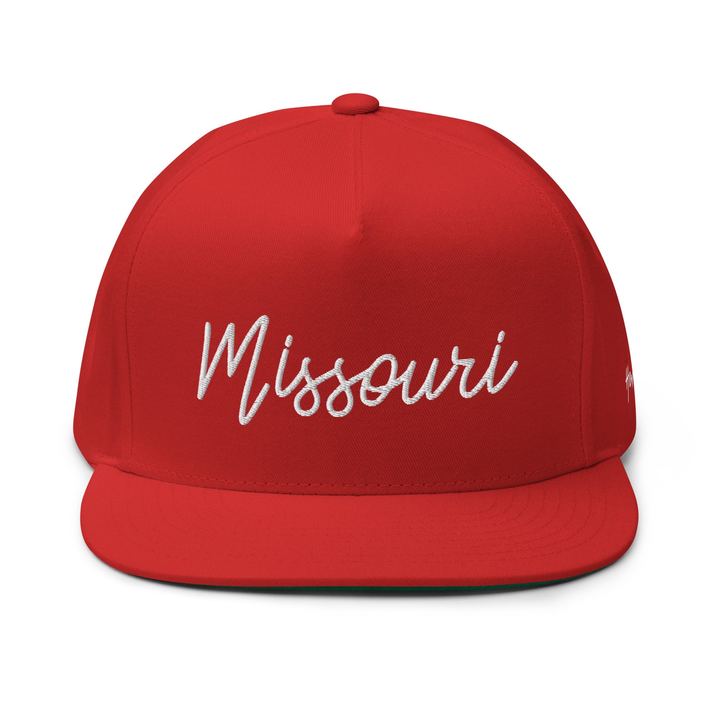 Missouri Retro Script 5 Panel A-Frame Snapback Hat