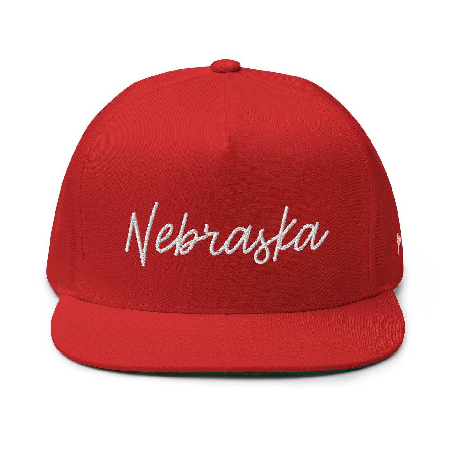 Nevada Retro Script 5 Panel A-Frame Snapback Hat