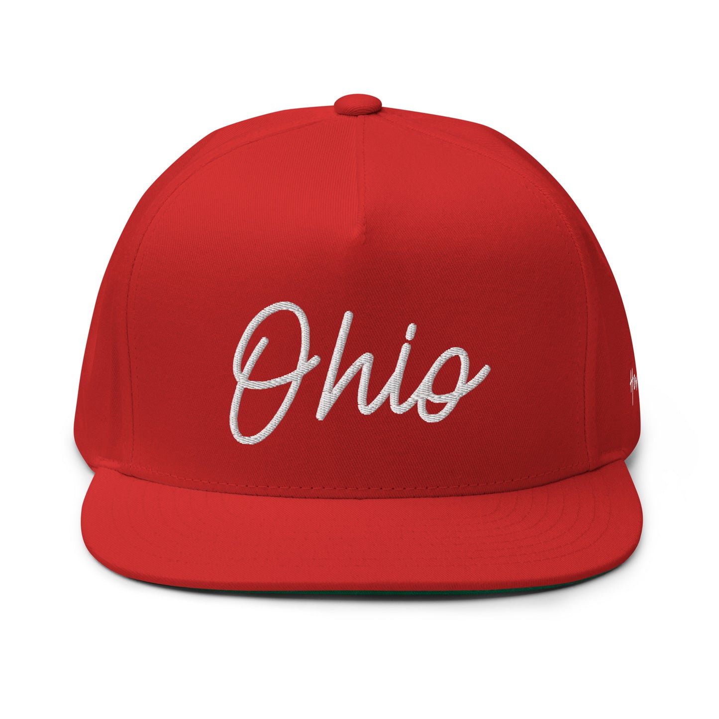 Ohio Retro Script 5 Panel A-Frame Snapback Hat