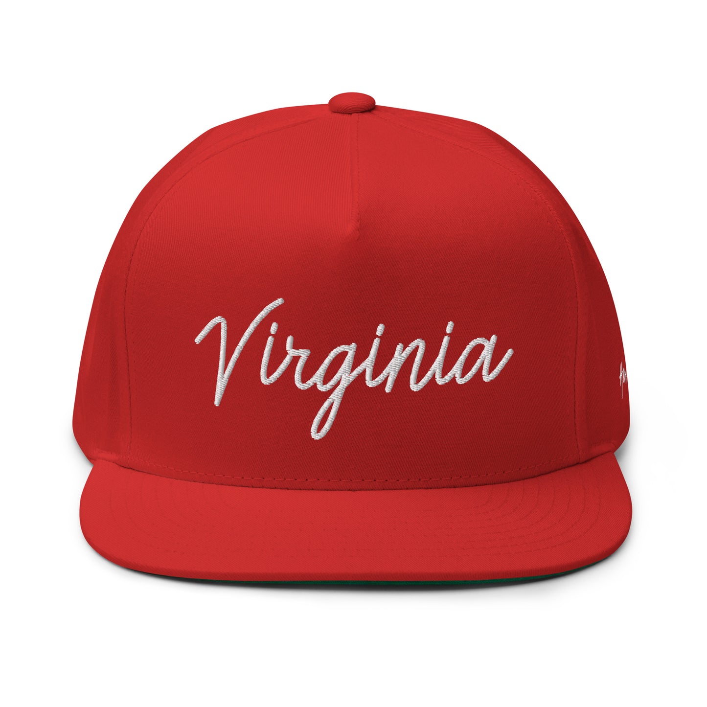 Virginia Retro Script 5 Panel A-Frame Snapback Hat