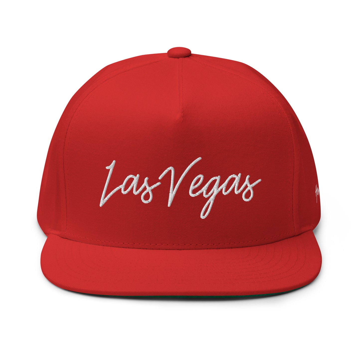 Las Vegas Retro Script 5 Panel A-Frame Snapback Hat