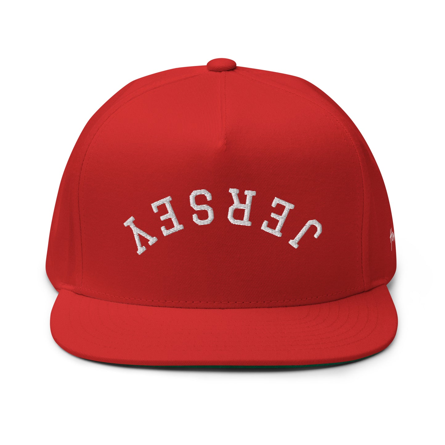 New Jersey "Jersey" Upside Down Arch 5 Panel A-Frame Snapback Hat