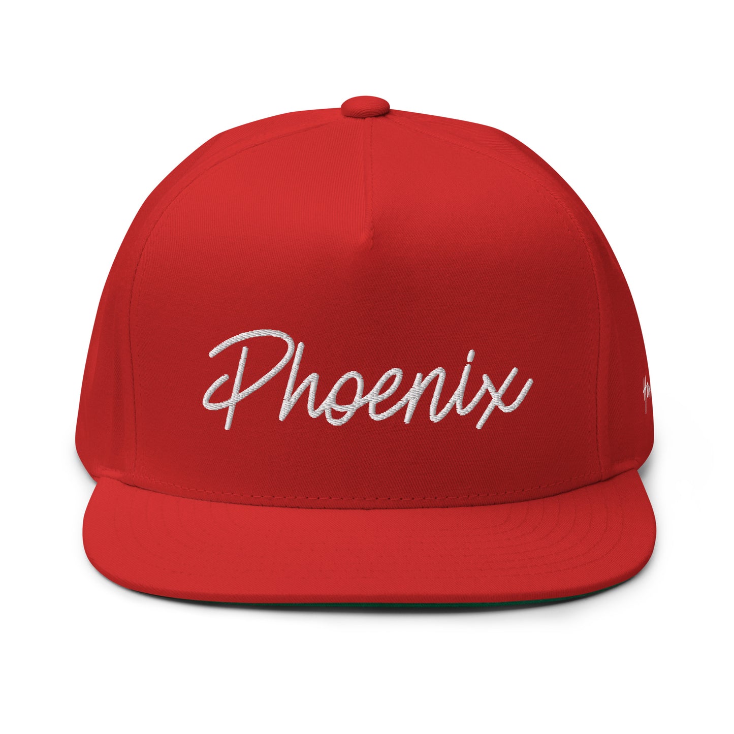 Phoenix Retro Script 5 Panel A-Frame Snapback Hat